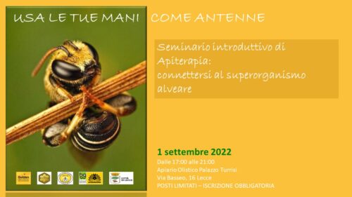 Seminario introduttivo di Apiterapia