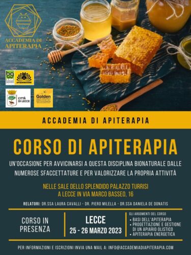 Corso di Apiterapia
